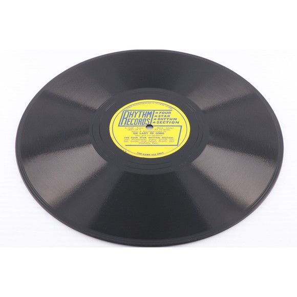 The Four Star Rhythm Section, Moonglow / Oh Lady Be Good -1945 10" 78 rpm Record - Picture 6 of 6